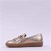 Marco Moreo Berlino Gumsole Link Slip On - Gold Leather